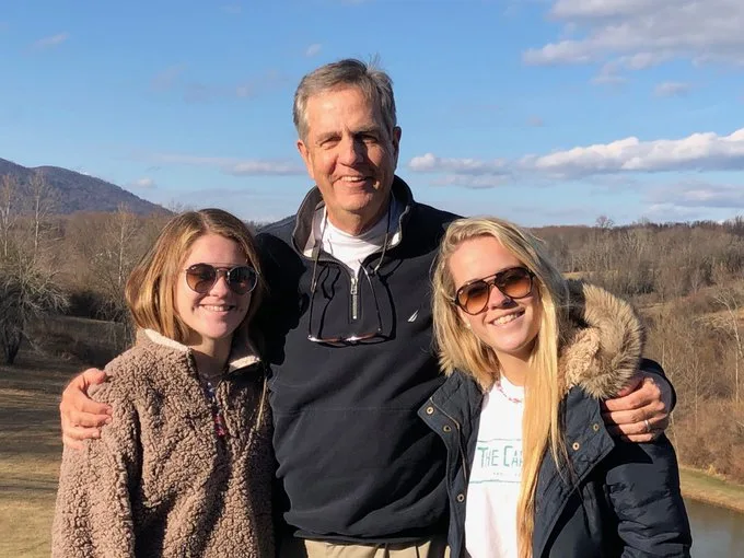 Brit Hume with granddaughters