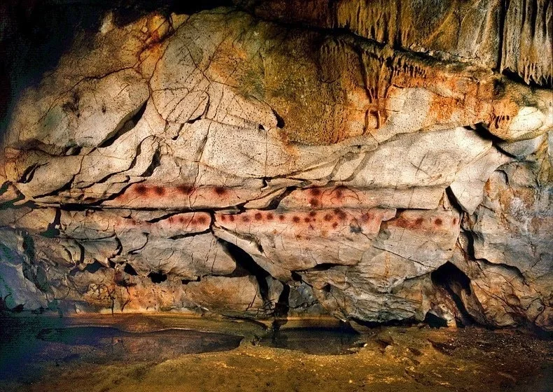 The El Castillo Cave paintings, Spain (14,000 BCE)